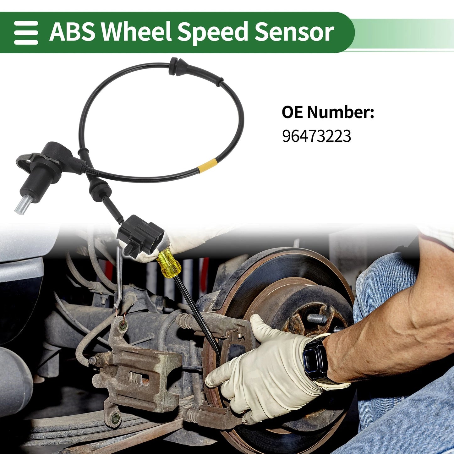 ABS Wheel Speed Sensor for Chevrolet Aveo (2004 - 2014)