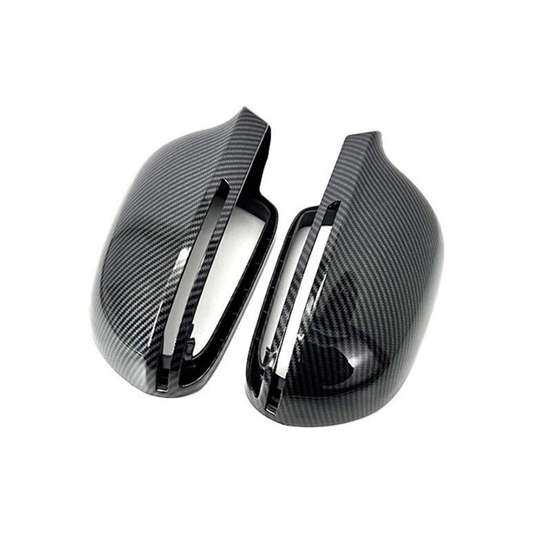 Carbon Fiber Rearview Mirror Cover Cap for Audi A3 A4/S4 RS4 (2009-2013)