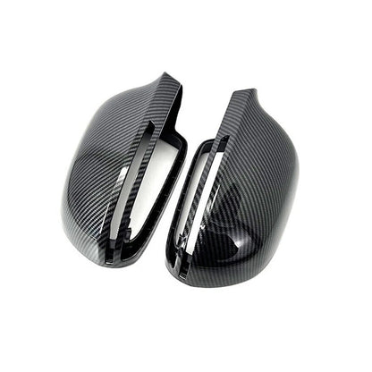 Carbon Fiber Rearview Mirror Cover Cap for Audi A3 A4/S4 RS4 (2009-2013)