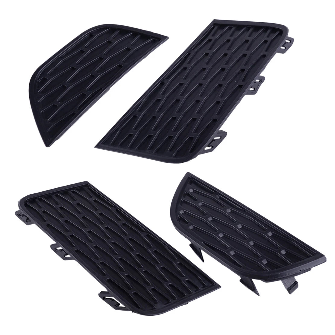 4x Bumper Fog Light Cover Bezel for Land Rover Range Evoque (2011-2015)