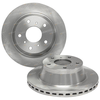 2 x Front Disc Rotors + Brake Pads V6 for Toyota Lexcen VR VS (1993–1997)