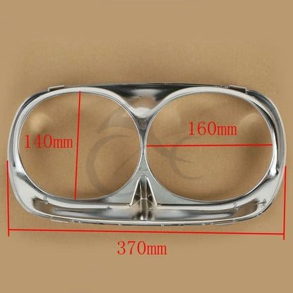 Headlight Bezel Scowl Outer Fairing Extension for Harley Road Glide (98-13)