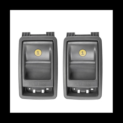 2 x Gray Rear Folding Seat Latch Release Handle Bezel for 2014-2018 Toyota Sienna