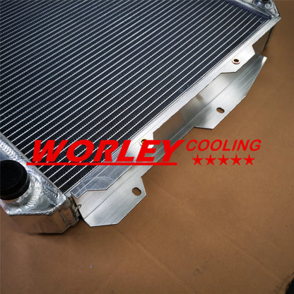 44mm Radiator + Black Hoses for Toyota Hilux LN60 LN61 LN65 (1988-1997)