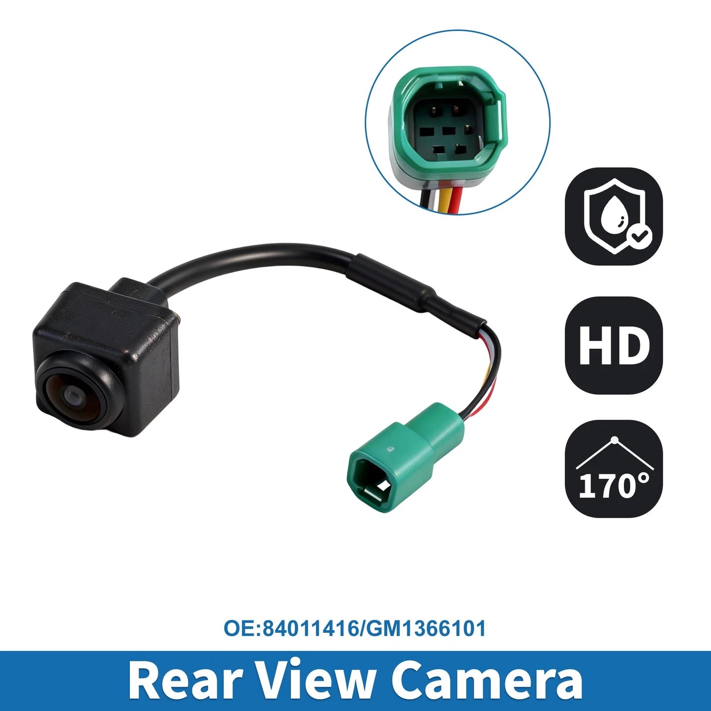 Rear View Backup Reverse Park Assist Camera for Cadillac Escalade (2016-2020)