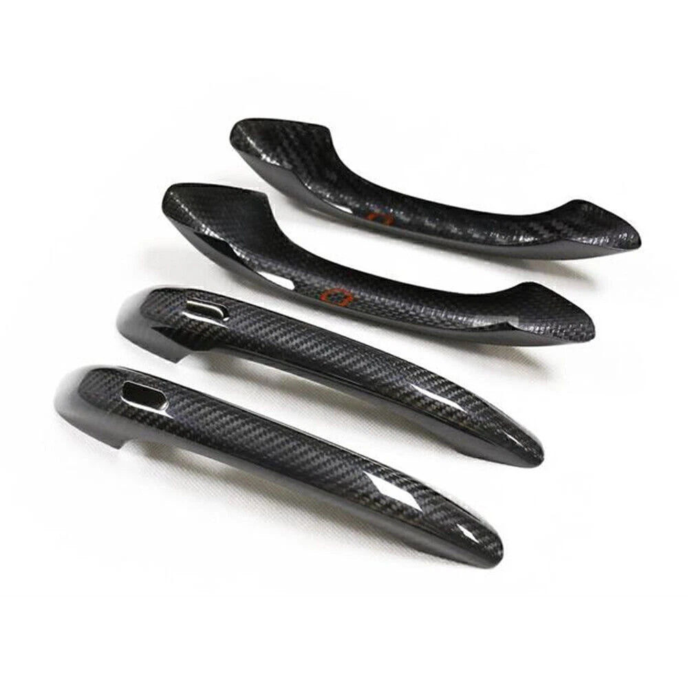 4 x Carbon Fiber Door Handle Covers for Porsche Macan (2015-2023)