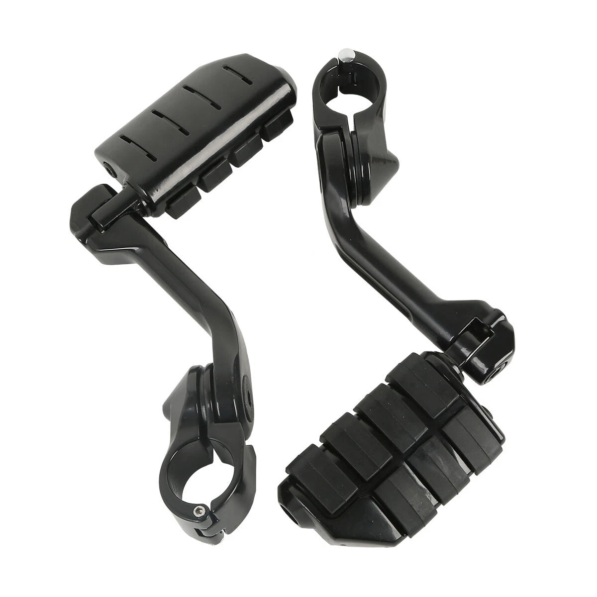 1 1/4" Highway Bar Engine Guard Footpegs for Harley Touring