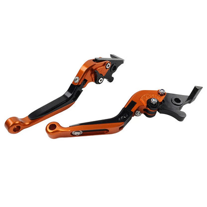 CNC Orange Extendable Brake Clutch Levers for Yamaha TMAX 500 530 560