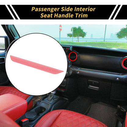Passenger Side Seat Handle Trim for Jeep Wrangler JL JLU (2018-2024) Pink