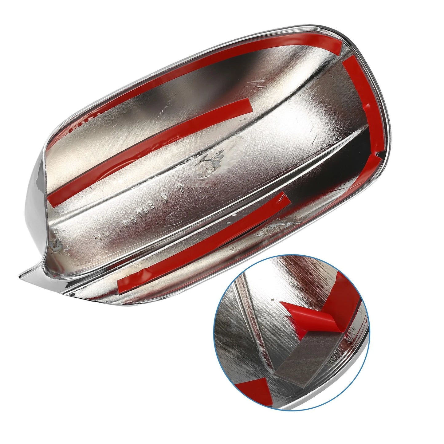 Chrome Mirror Cover Cap w/ Adhesive for Dodge Charger (2011-2022)