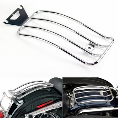 Chrome Rear Luggage Rack for Harley Touring Electra Glide Road King (2009-2023)