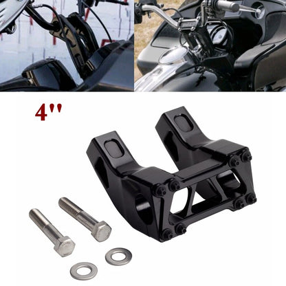 1. 1.5" Pullback Style Handlebar Riser for Harley Iron 883/1200 Street Bob