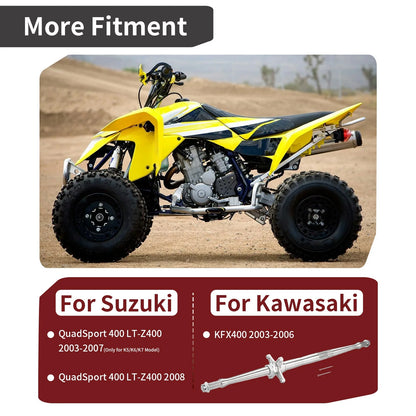 Rear Axle Shaft for Kawasaki KFX400, QuadSport Z400 (2003–2008)