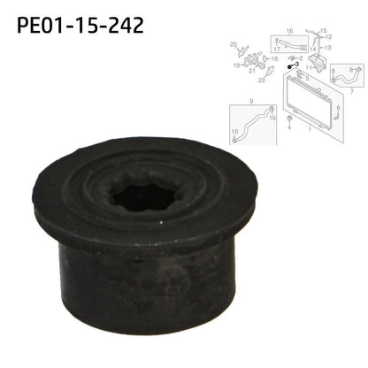 Upper Radiator Rubber Bushing Mount Insulator for Mazda 3, CX-5