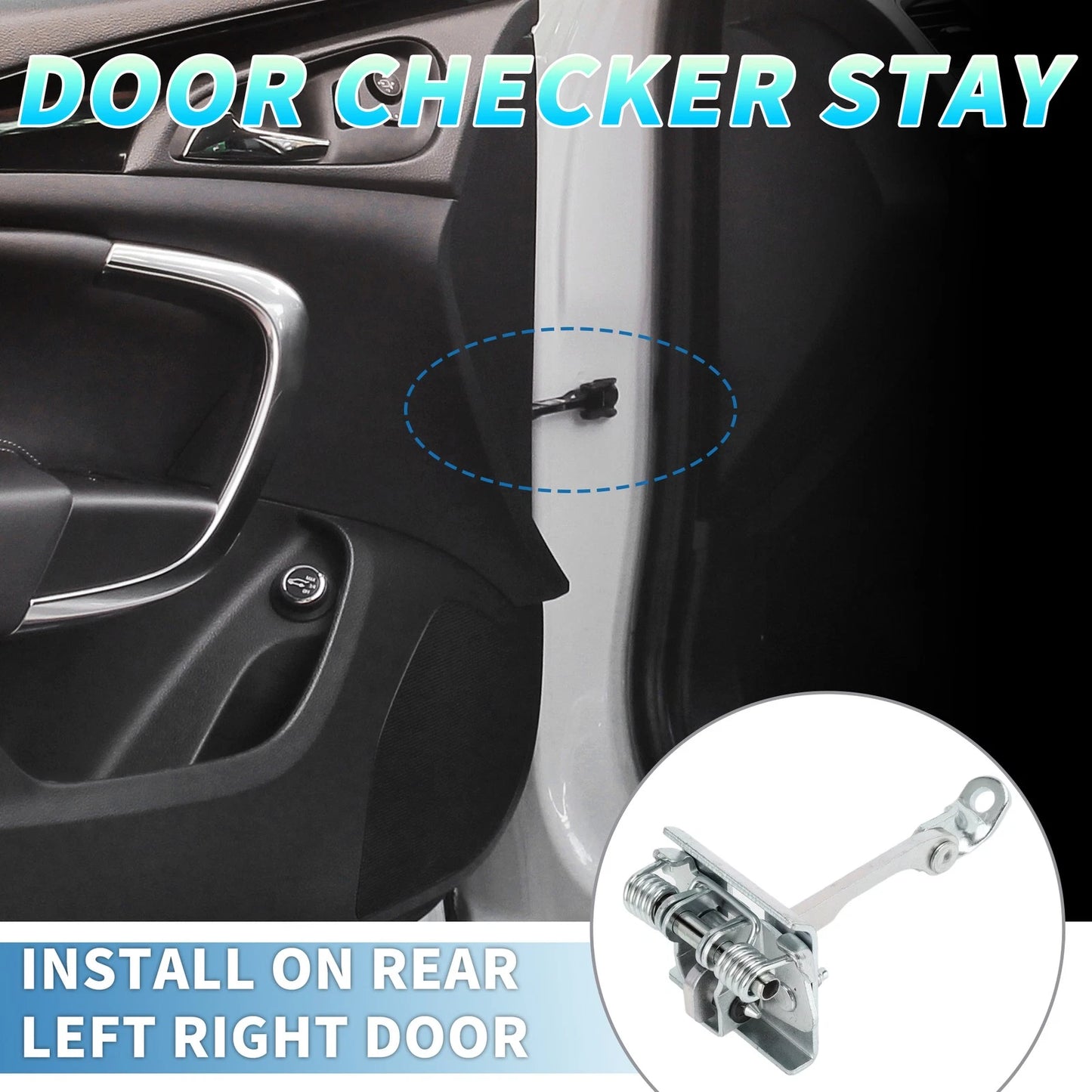 Rear Door Check Strap Stopper for Peugeot 607 (2000-2011)