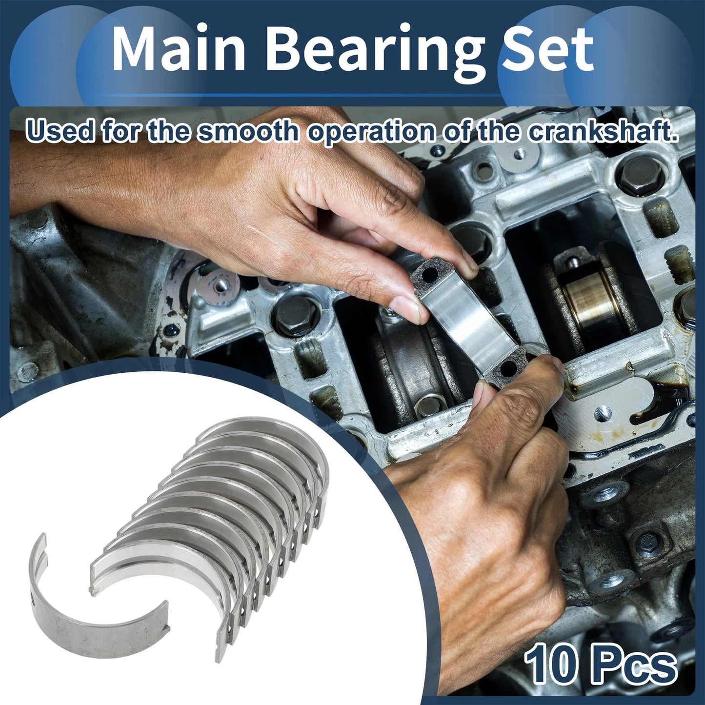 Main Bearing Set for Suzuki Maruti (1982-1990)