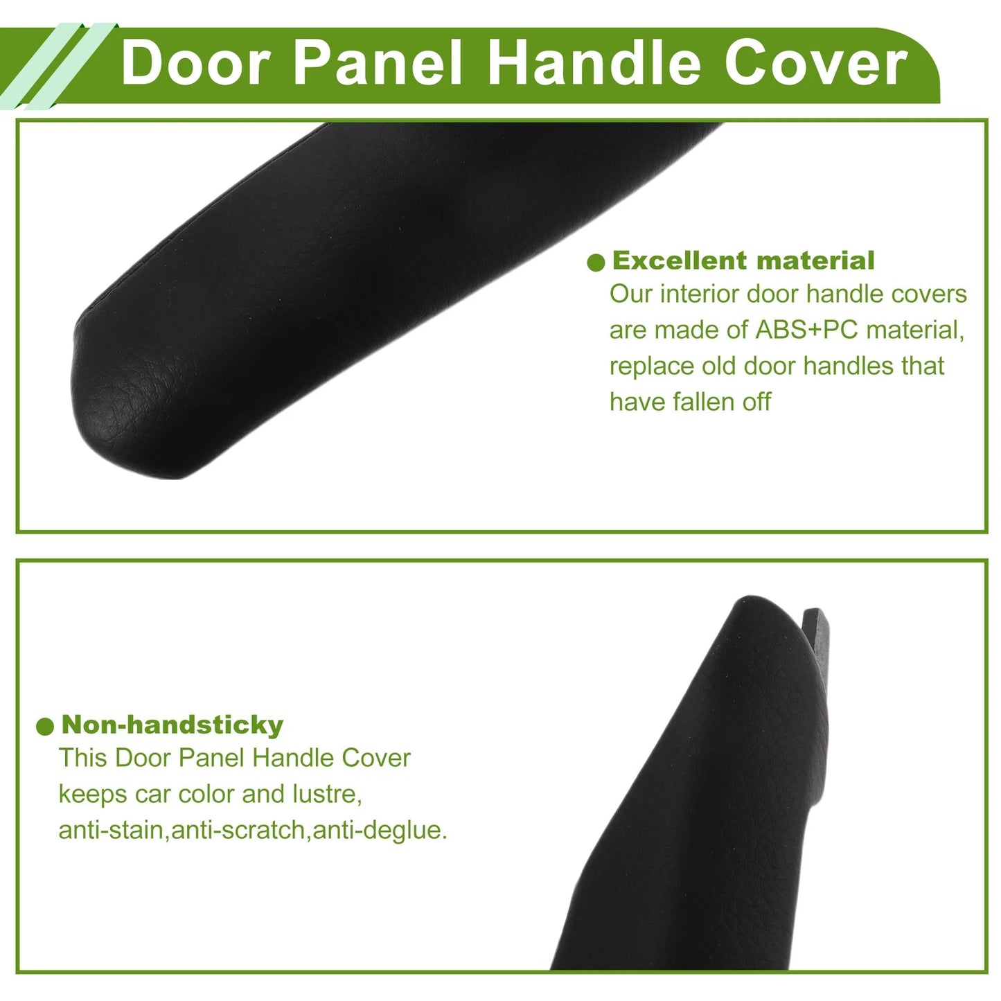 Door Handle Pull Trim Cover for BMW X3 2010-2016 Black