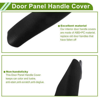 Door Handle Pull Trim Cover for BMW X3 2010-2016 Black