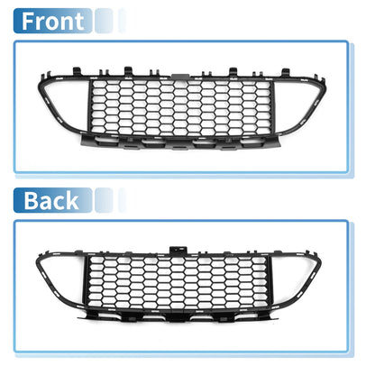 Front Lower Bumper Grille for BMW 320i 2013-2018 Base 2.0L L4 - Gas Black