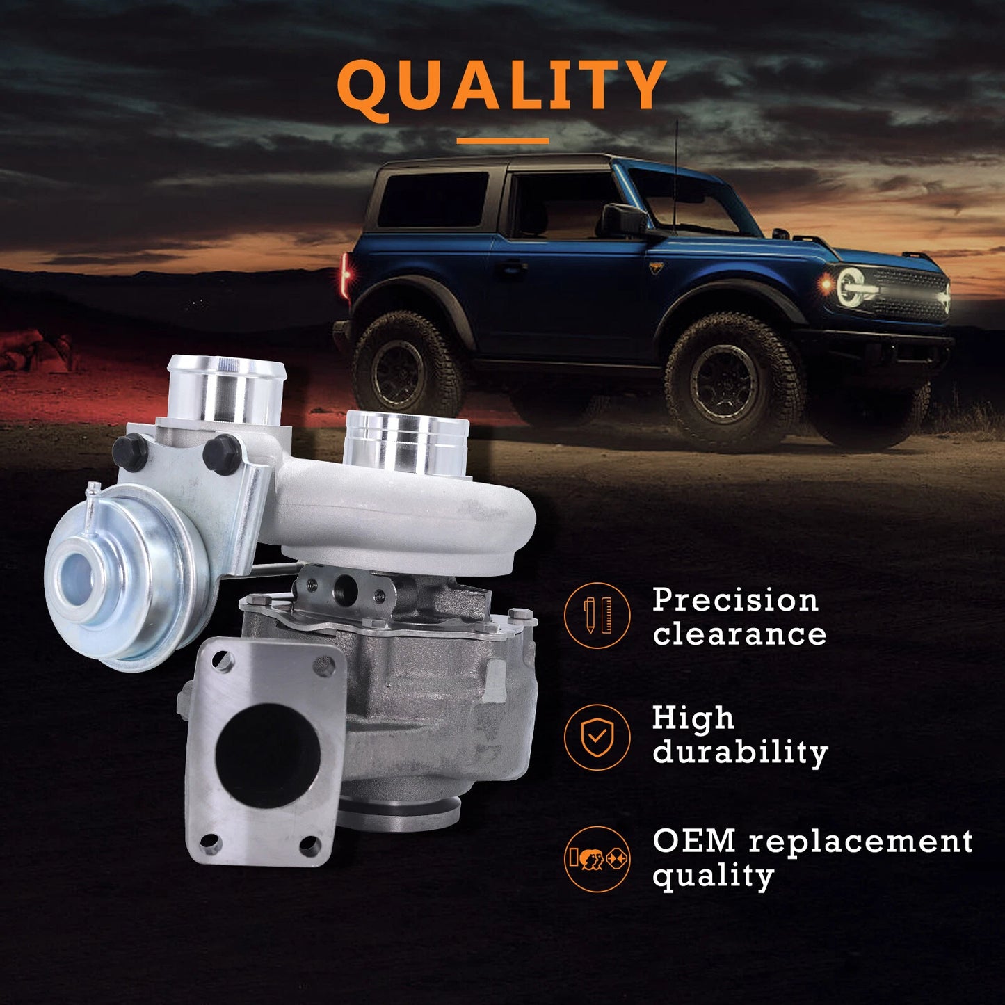 Turbo for VW Crafter 2.5 TD 109-163 PS (BJK BJJ BJM BJL) (2006-2017)