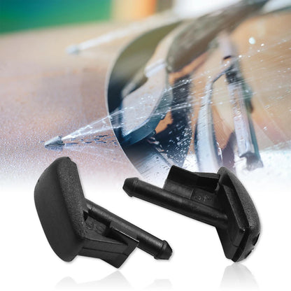 2 x Front Windshield Wiper Nozzles Spray Jets for BMW 318i 325i Z3 (1998-2002)
