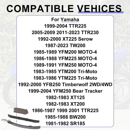 Cam Timing Chain & Guide for Yamaha Tri-Moto 200/225 (1983-1986)