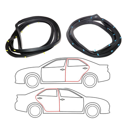 Rear Door Weatherstrip for Mazda Familia Hatchback 323 GLC 1977-1980