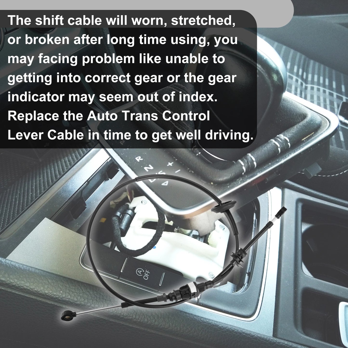 Transmission Shift Cable for Ford F-150 (1995-1996)