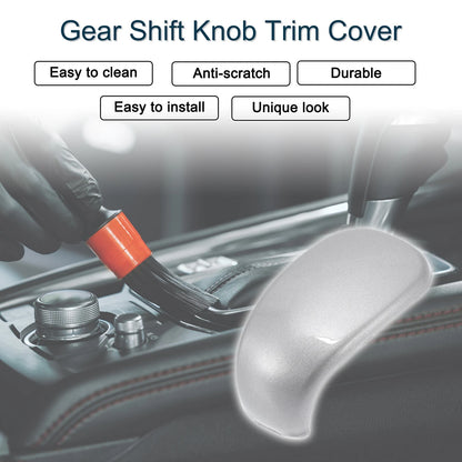 ABS Gear Shift Knob Cover for Honda Civic 11th Gen (2021-2023) Silver Tone