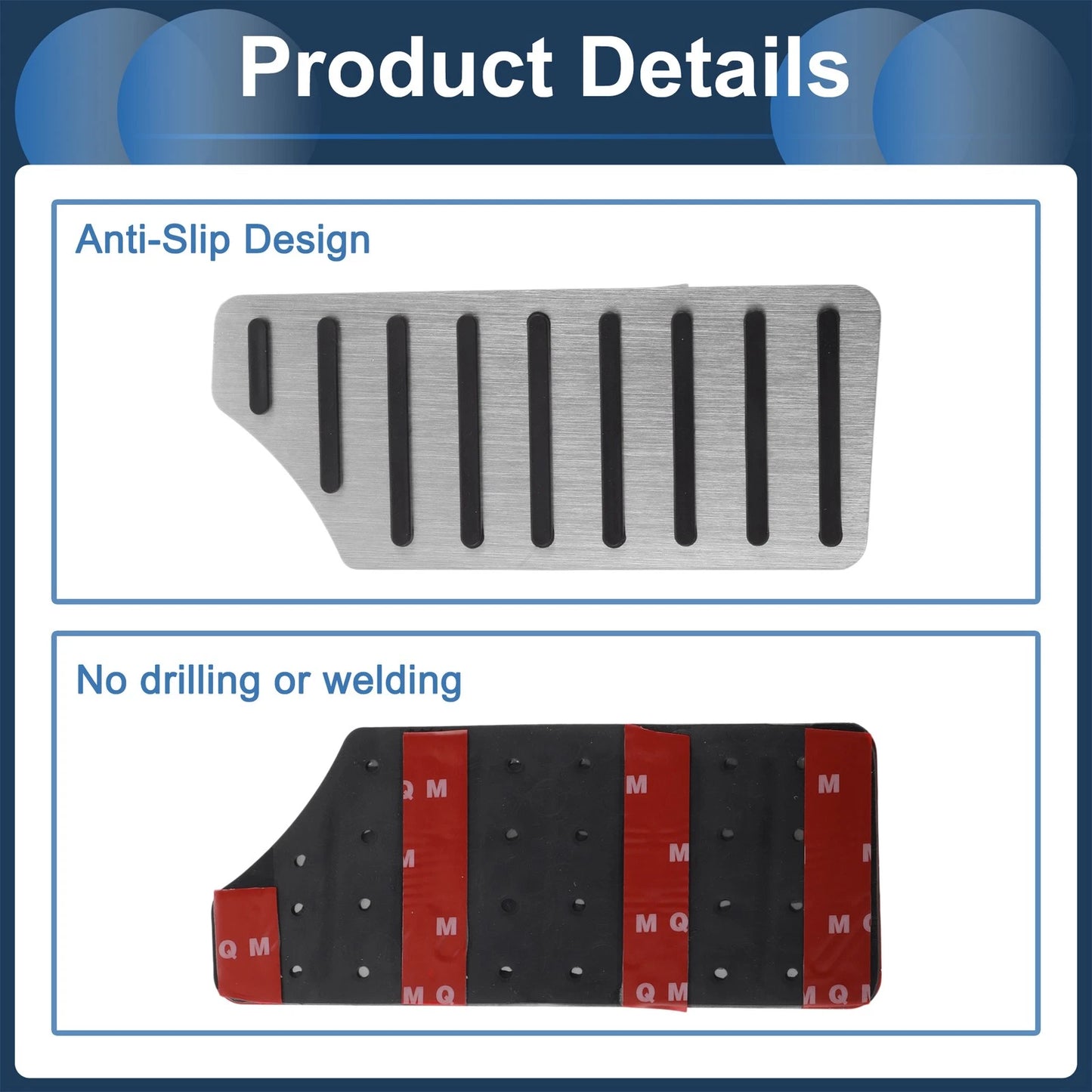 Footrest Pedal Pad Cover for Honda Civic (2016-2024)