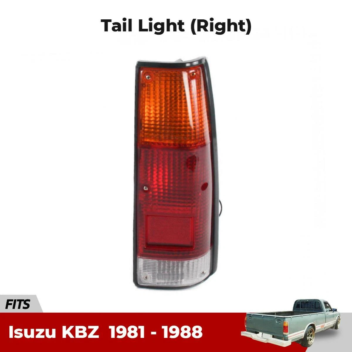 RH Tail Light Rear Lamp +Bulb Fits Isuzu KBZ Faster Holden Rodeo UTE 1981-88 DE