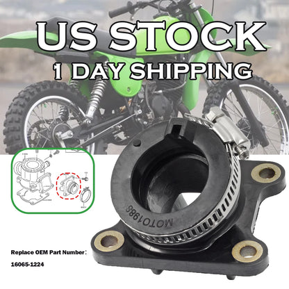 Carb Joint Intake Manifold Boot for KAWASAKI KX80 KX100 (1991–2000)