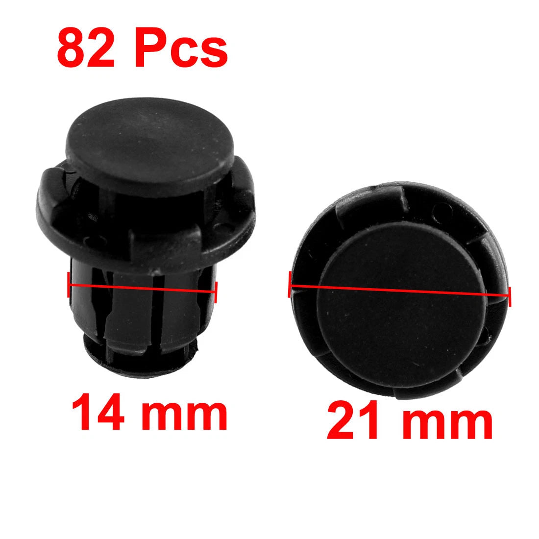 82 Pcs Bumper Retainer Clips 14mm for Ford