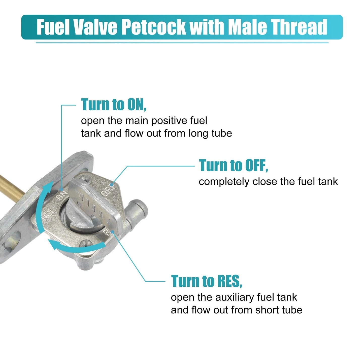 Fuel Valve Petcock for Honda CRF100F (2008-2011)
