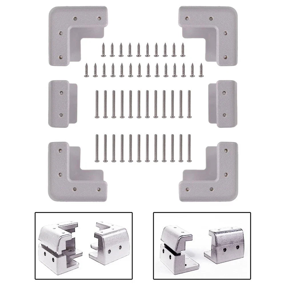 Sturdy ABS Solar Panel Mounting Kit for RV/Boat Applications
