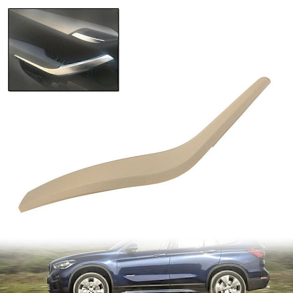 Inner Door Handle Pull Panel Trim for BMW X1 E84 2009-2015 Beige 2 x Black