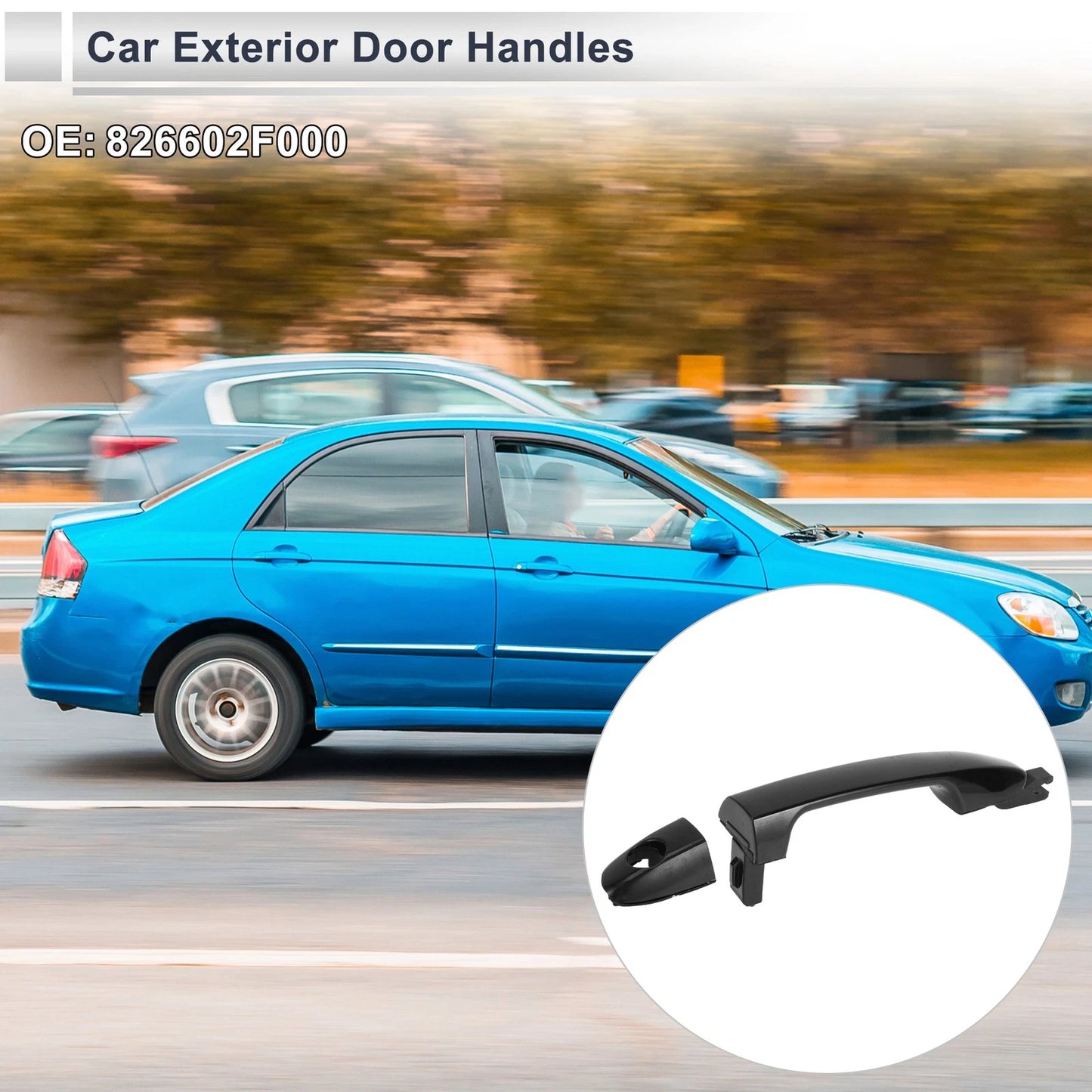 Front Right Exterior Door Handle for Kia Spectra Cerato (2005-2015)
