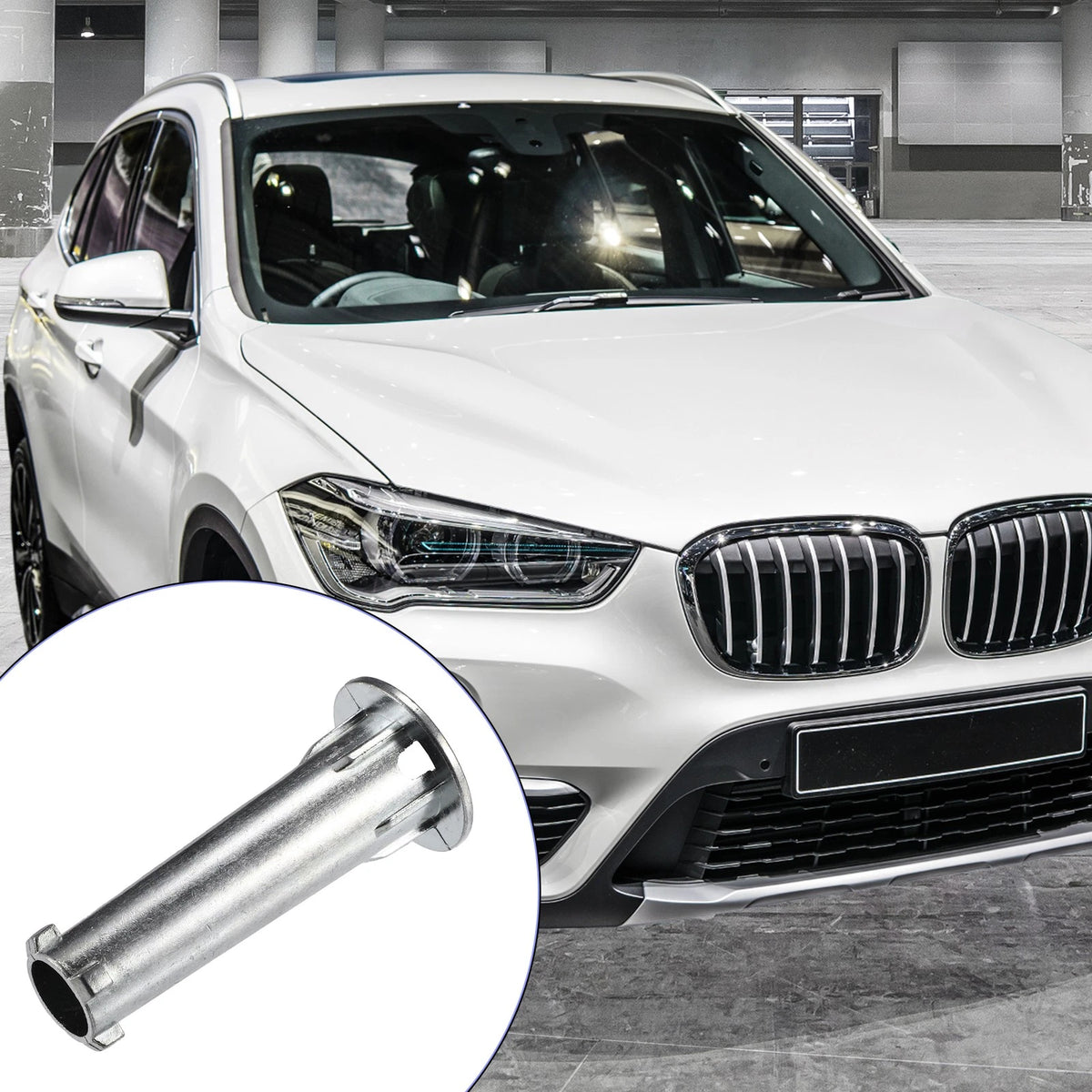 Exterior Mirror Hinge 1x for BMW X1 E84, X3 F25 Durable Silver Tone