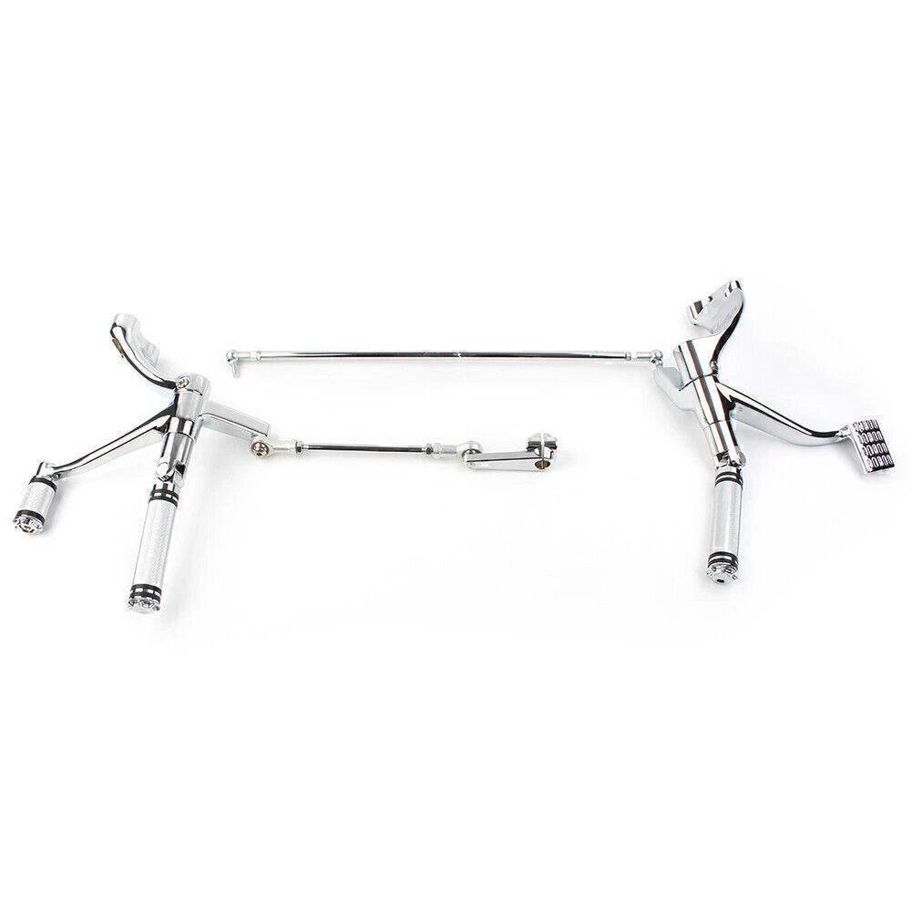 Complete Forward Controls Kit Pegs Lever Linkages for Harley Sportster (04-13)