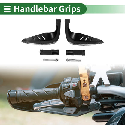 Hand Grips Cover Kit / 7/8" 22mm / Aluminum Rhombus Pattern for Motorcycle