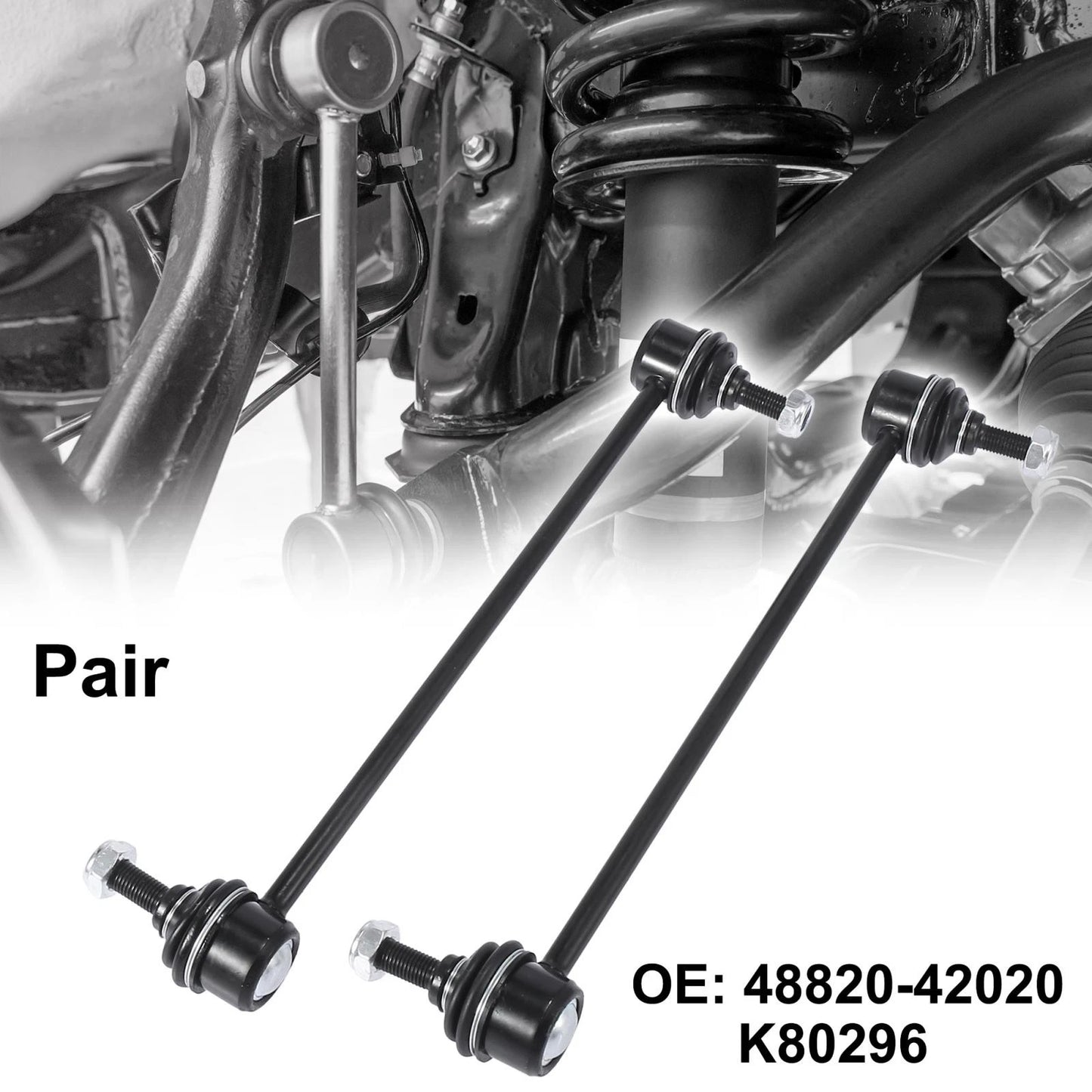 Front Stabilizer Sway Bar Links 2 x for Mitsubishi Eclipse Galant (2000-2005)
