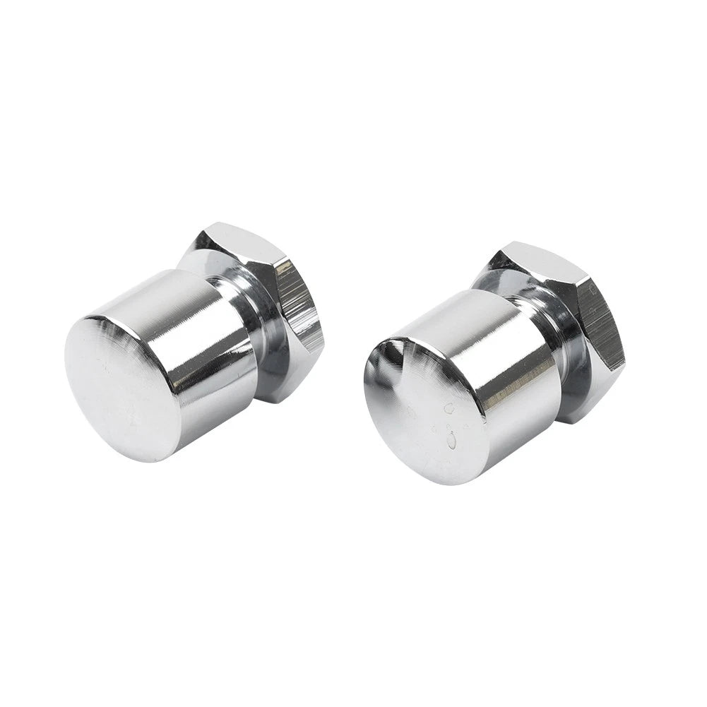 Vintage Chrome Solo Seat Nuts for Harley Touring Road Glide (2008-2023)