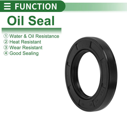 Oil Seal / 45x72x10mm / Rotary Shaft Seal NBR Black for Universal