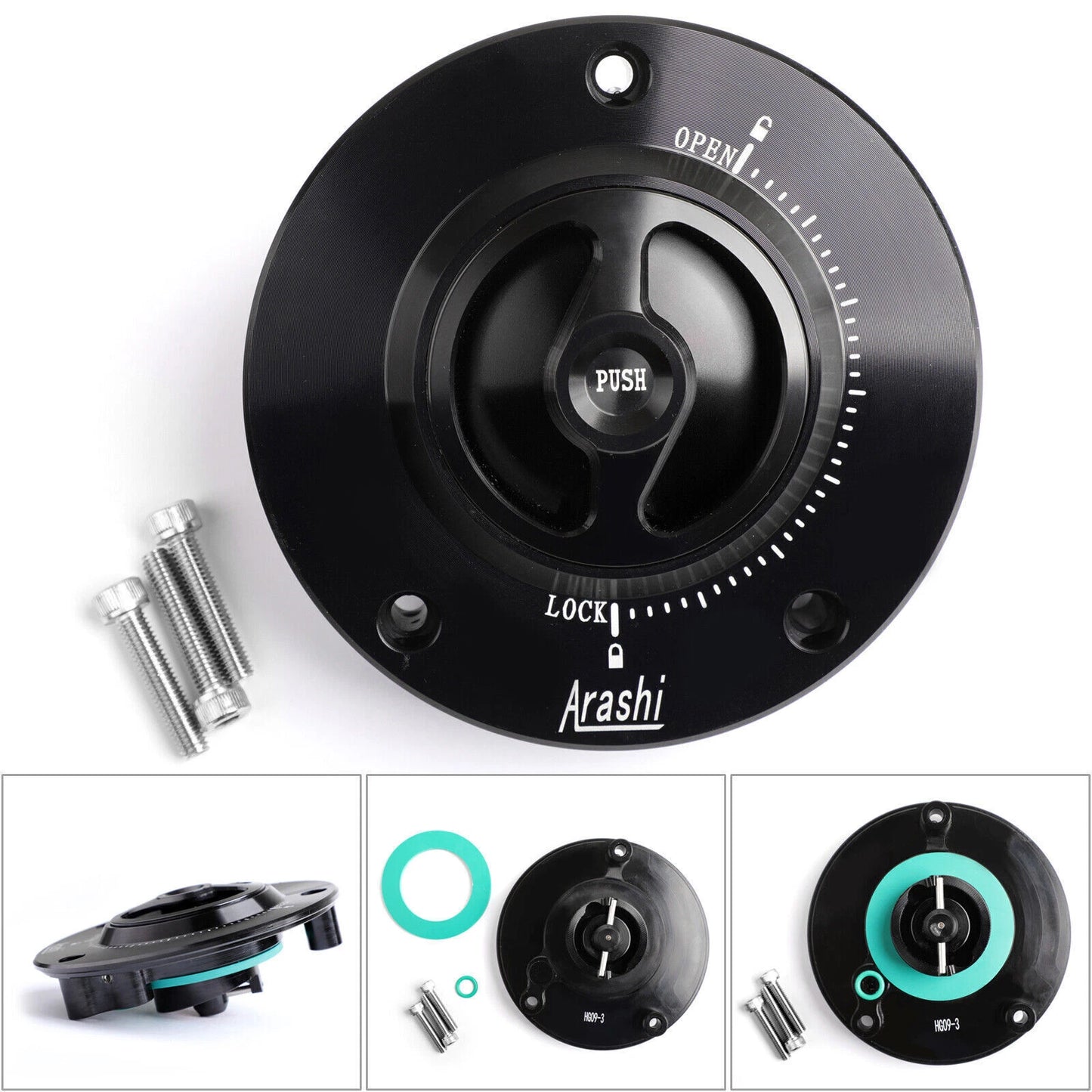 CNC Fuel Cap for Suzuki GSXR 600/750/1000 GSR 600/750 (2003-2018)