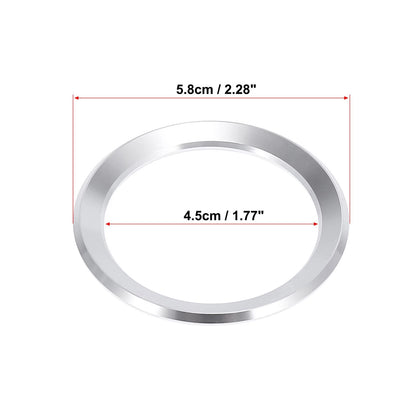 Silver Tone Steering Wheel Decal Cover for BMW 1 3 5 7 X1 X3 X5 X6