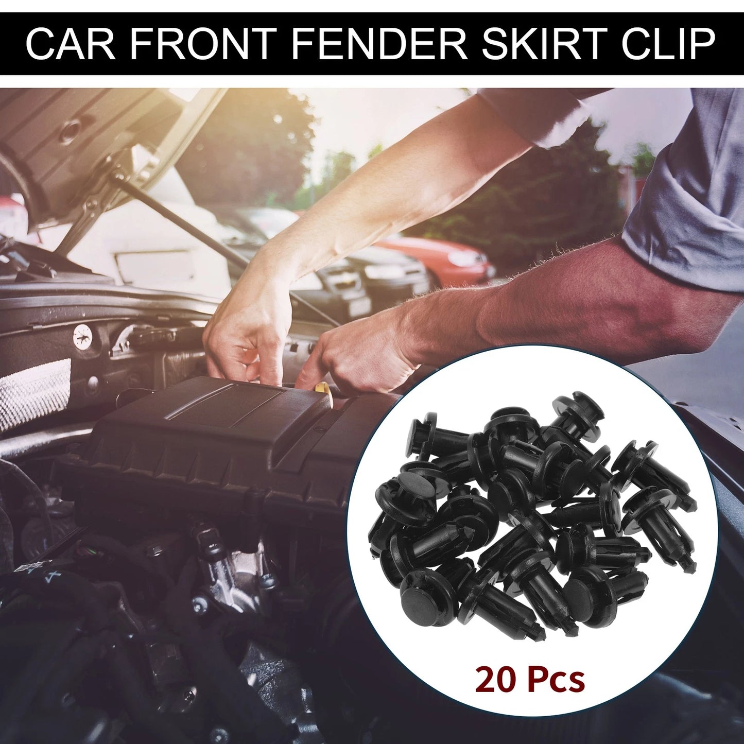 20 x Front Fender Skirt Clips for Honda Pilot, Accord (2003-2015, 1997-2007)