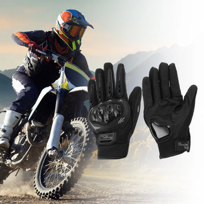 L 1 Pair Motorcycle Gloves Breathable Nylon Outdoor Black for Motorcycle