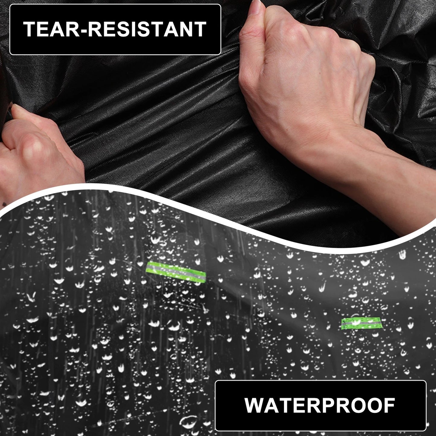 Waterproof Car Cover for Honda N-WGN Black 350x148x143cm (2013-2023)