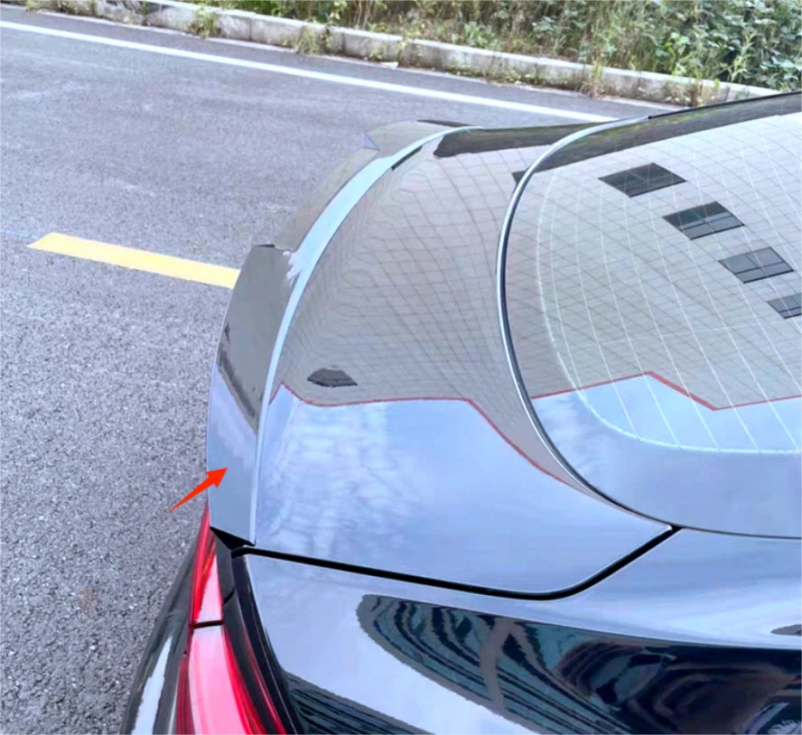 Rear Trunk Spoiler Wing for Audi A5 S5 B9 4-Door 2017-2022 Unpainted V Style