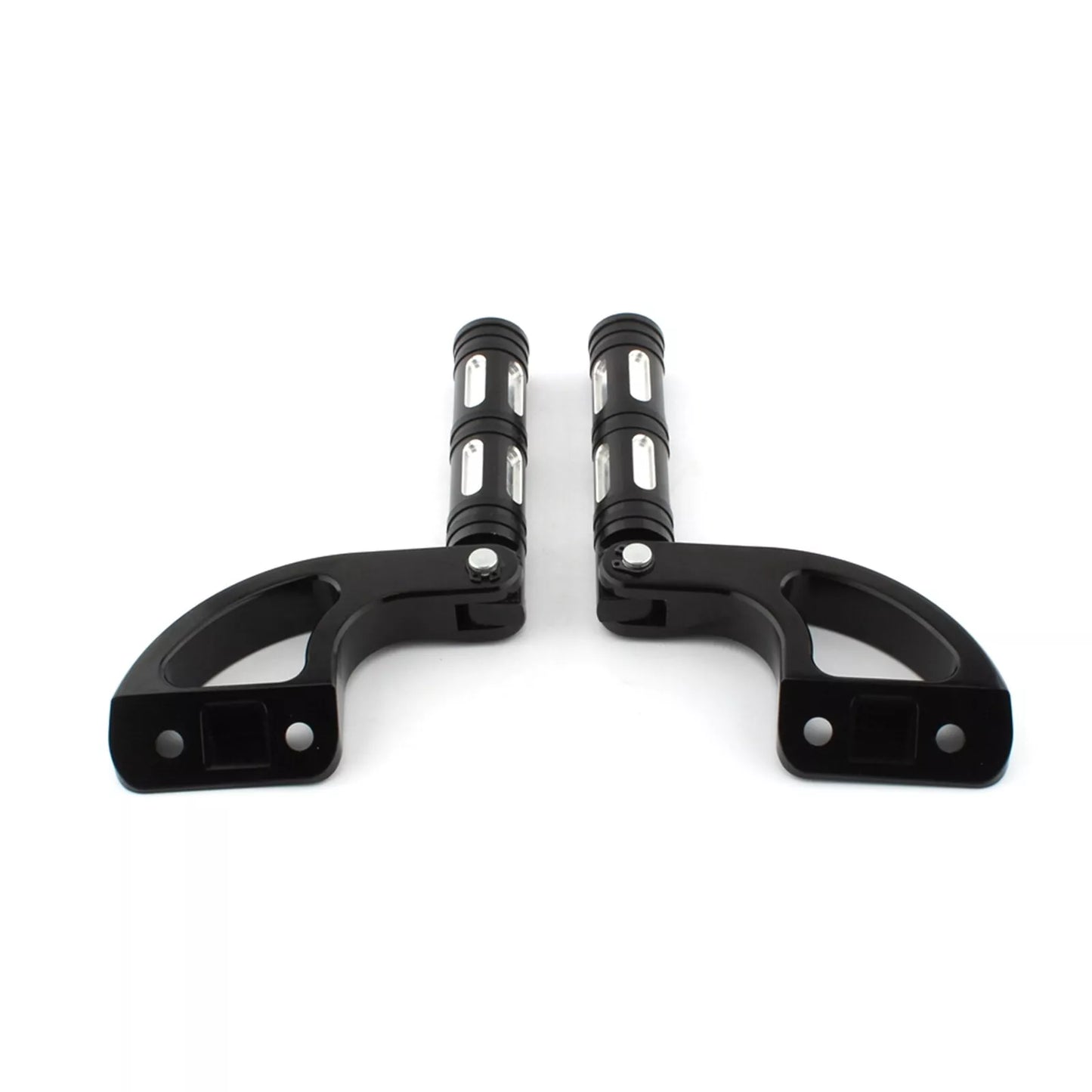 Black Passenger Footrest Peg Mount for Harley V-Rod VRSCA (2002-2006)